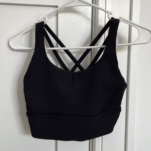 lululemon ribbed long line energy bra size 6